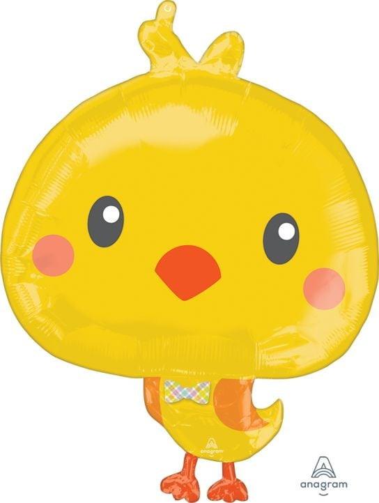 Anagram Easter Chicky 37in Foil Balloon FLAT - Toy World Inc