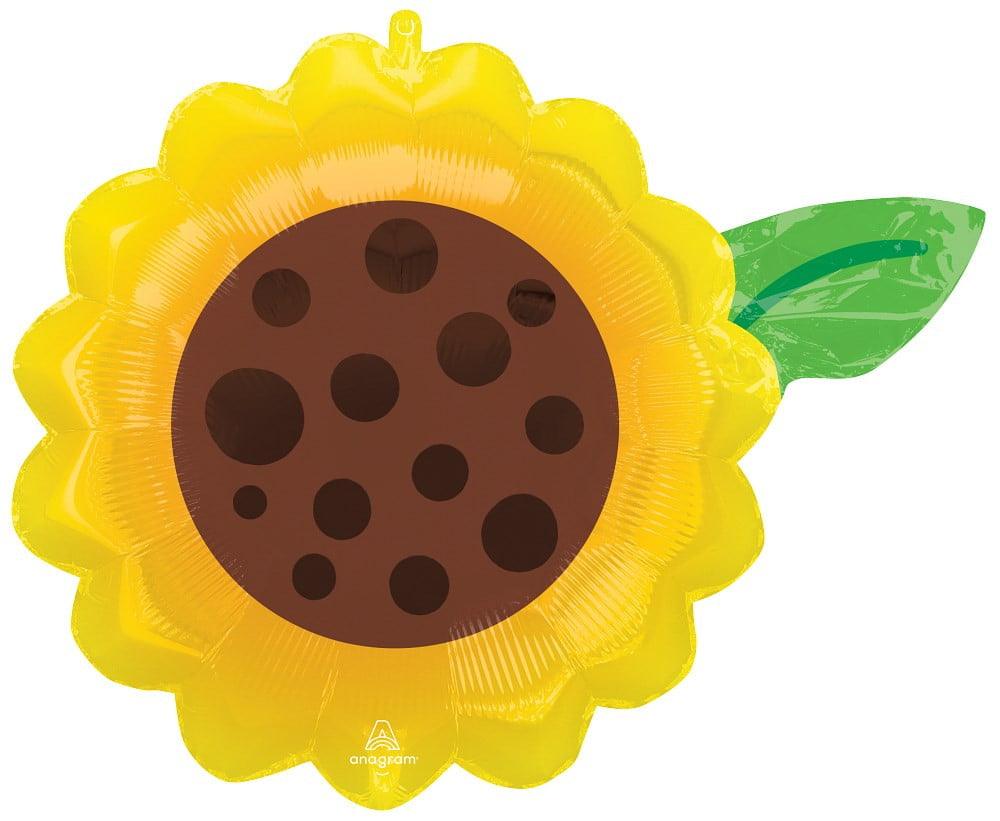 Anagram Fall Sunflower 19in Foil Balloon - Toy World Inc