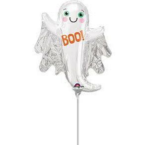 Anagram Ghosty 14in Mini Foil Balloon FLAT - Toy World Inc