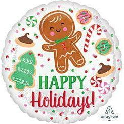 Anagram Holiday Cookies 17in Foil Balloon FLAT - Toy World Inc