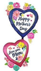 Anagram Mother's Day Watercolor Floral 52in Foil Balloon - Toy World Inc