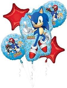 Anagram Sonic the Hedgehog Foil Balloon Bouquet - Toy World Inc