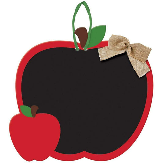 Apple Chalkboard Sign 1ct - Toy World Inc