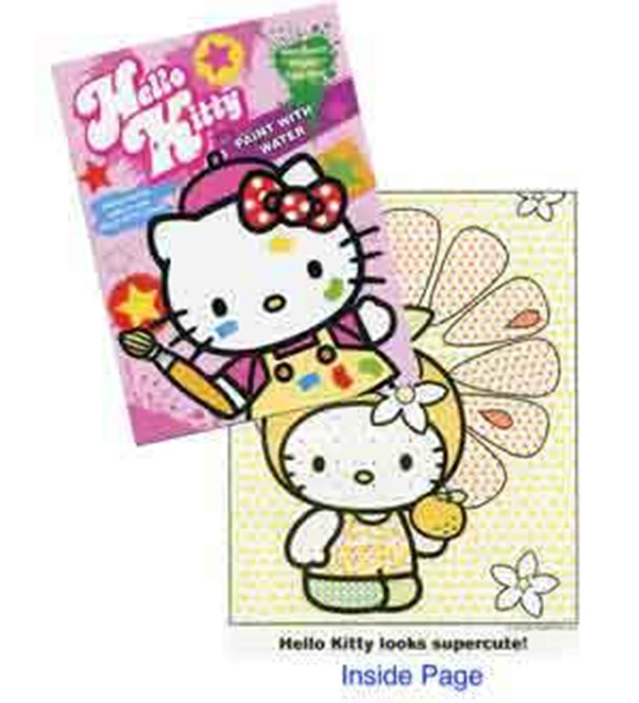 Hello Kitty Paint Watercolor Book 32pgs