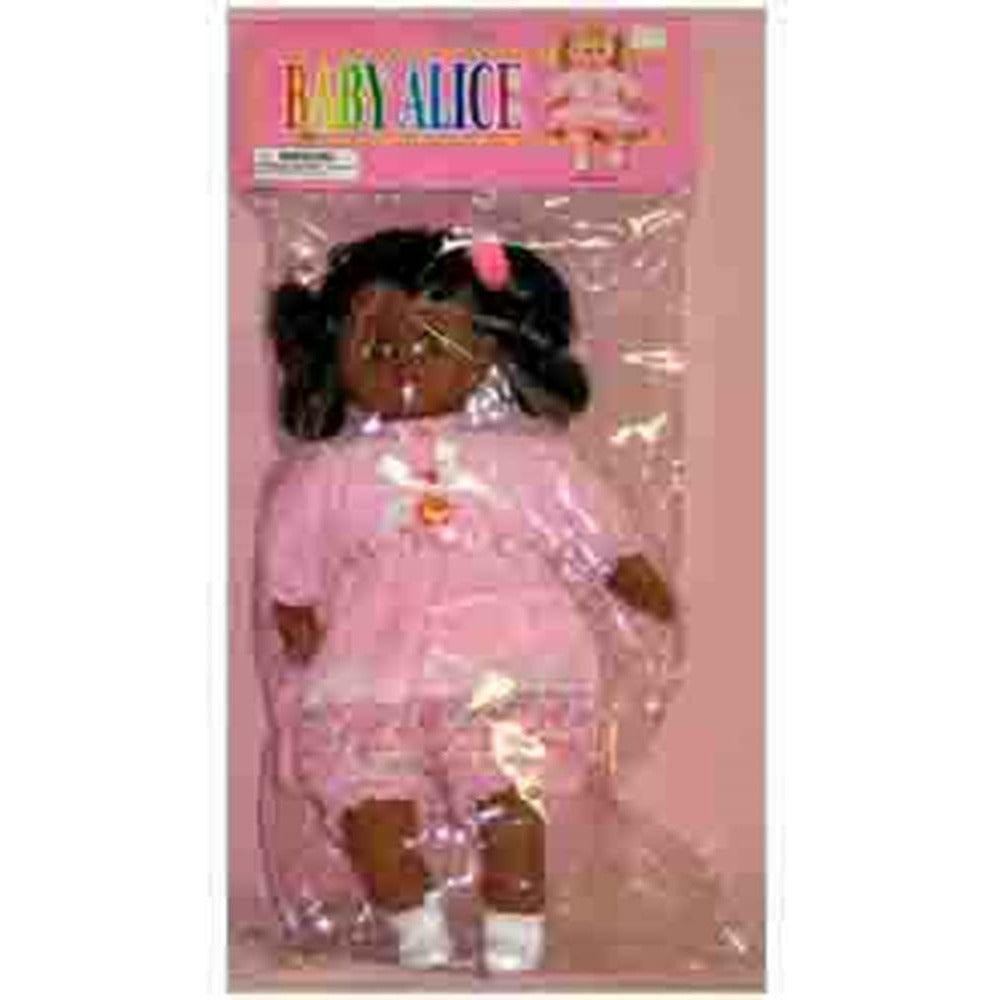 Baby Alice Talking Girl (Black)16 in - Toy World Inc