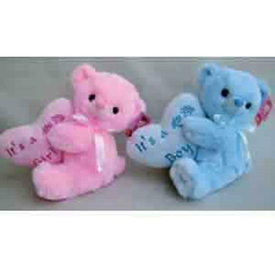 Baby Bear 10in Blue - Toy World Inc