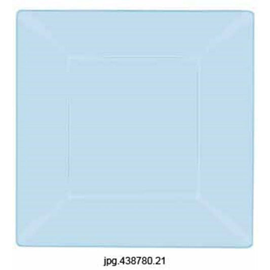 Baby Blue Square Plate 10.75in - Toy World Inc