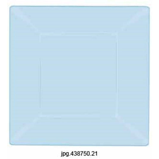 Baby Blue Square Plate 6.5in - Toy World Inc
