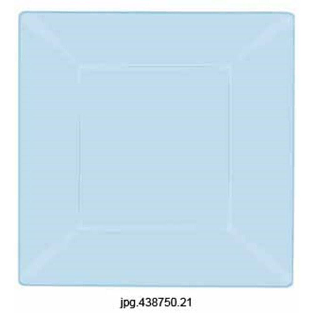 Baby Blue Square Plate 6.5in - Toy World Inc
