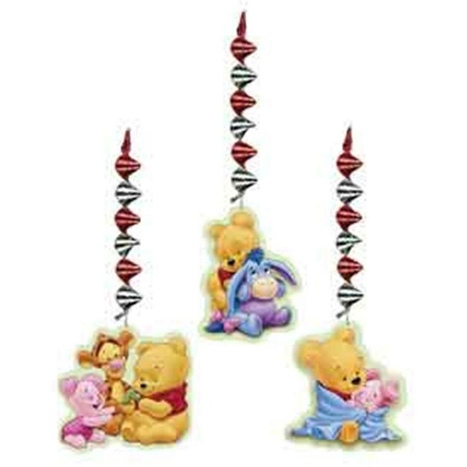 Baby Pooh Danglers 3ct - Toy World Inc
