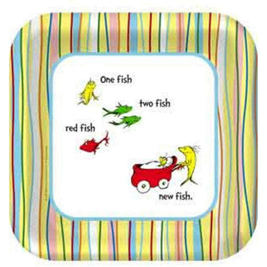 Baby Seuss Plate (L) 8ct - Toy World Inc