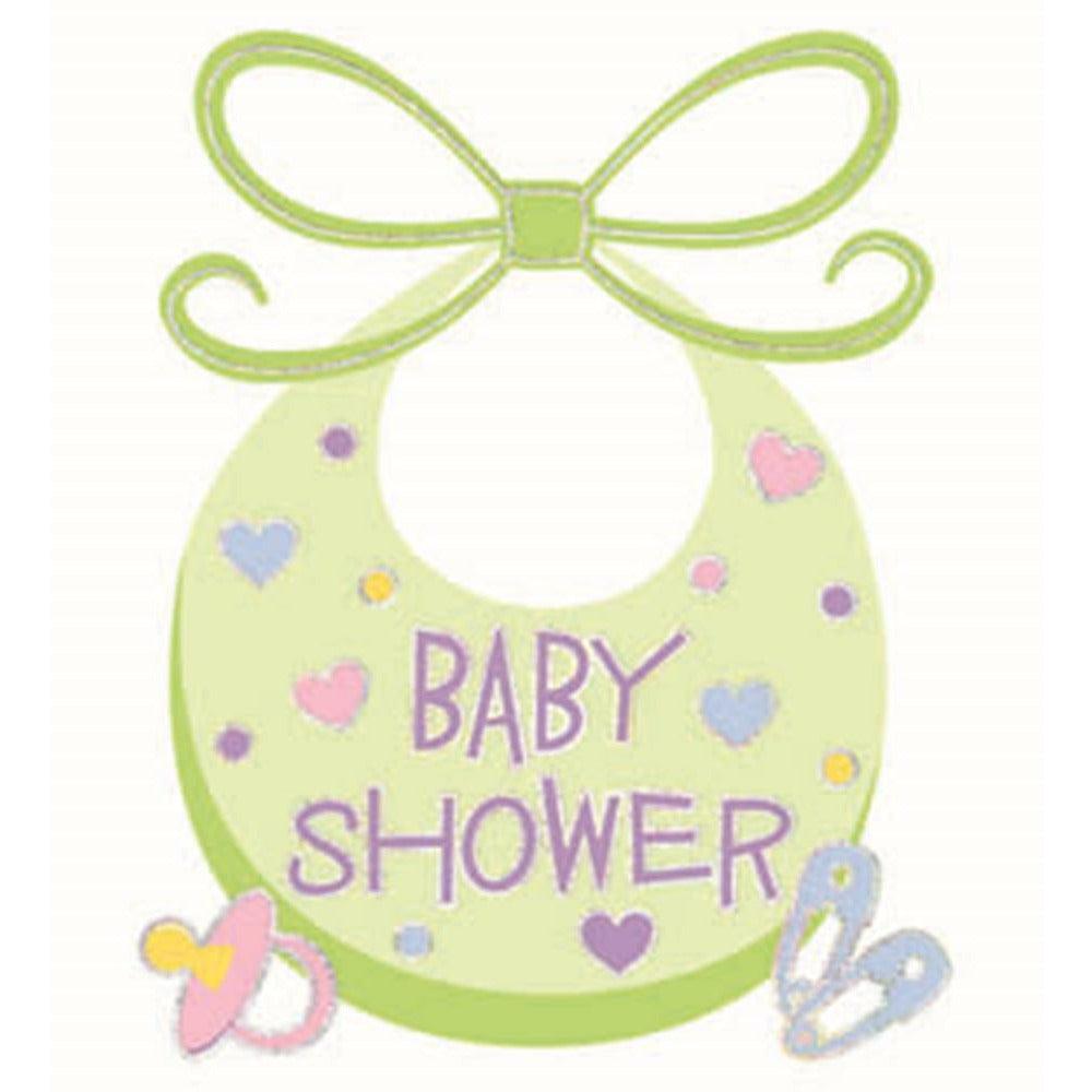 Baby Shower Glittered Cutouts - Toy World Inc