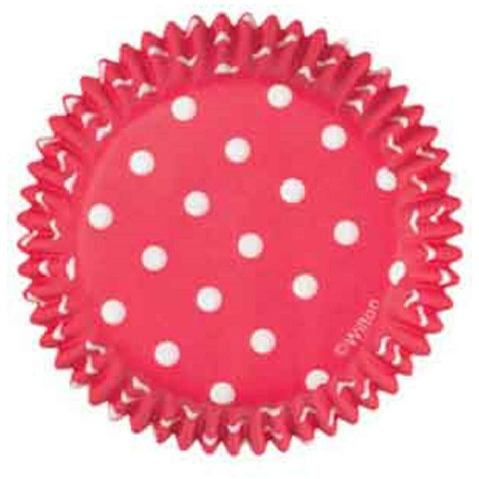 Baking Cup - Standard Dots Red 75ct - Toy World Inc