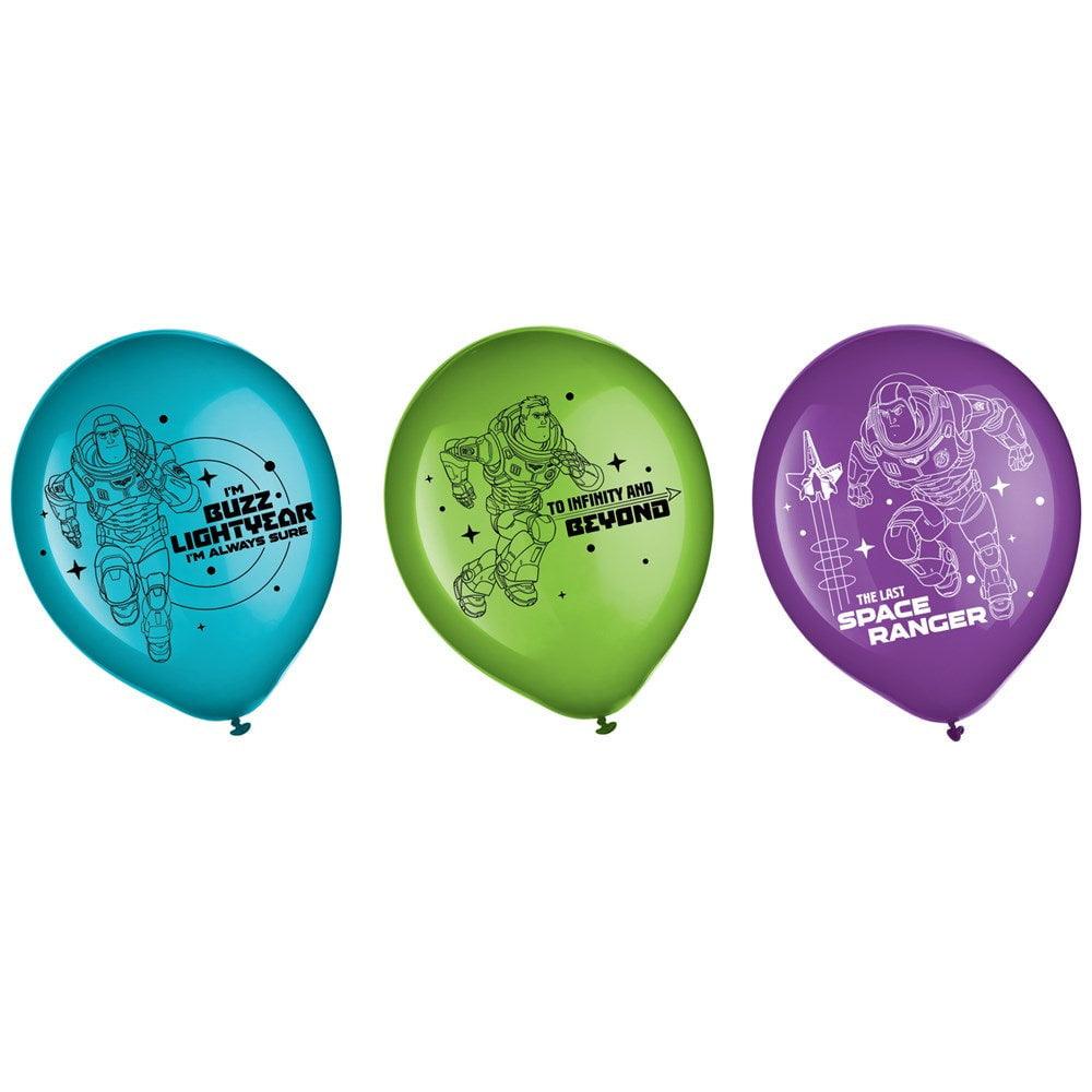 Balloon 12in 6Ct Ltx Lightyear - Toy World Inc