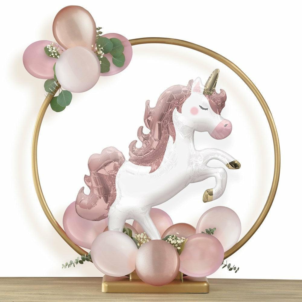 Balloon Gld Ring Centerpiece - Toy World Inc