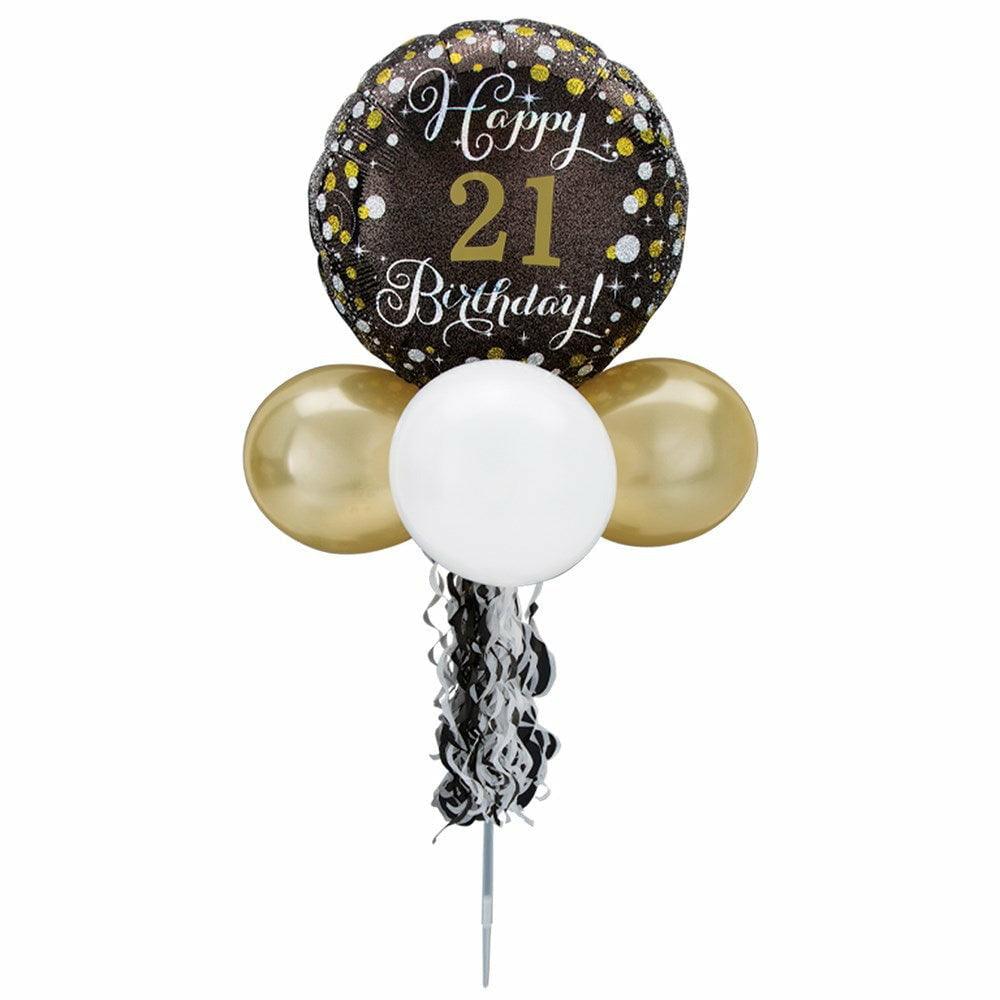 Balloon Yard Sign Sparkling Birthday - Toy World Inc