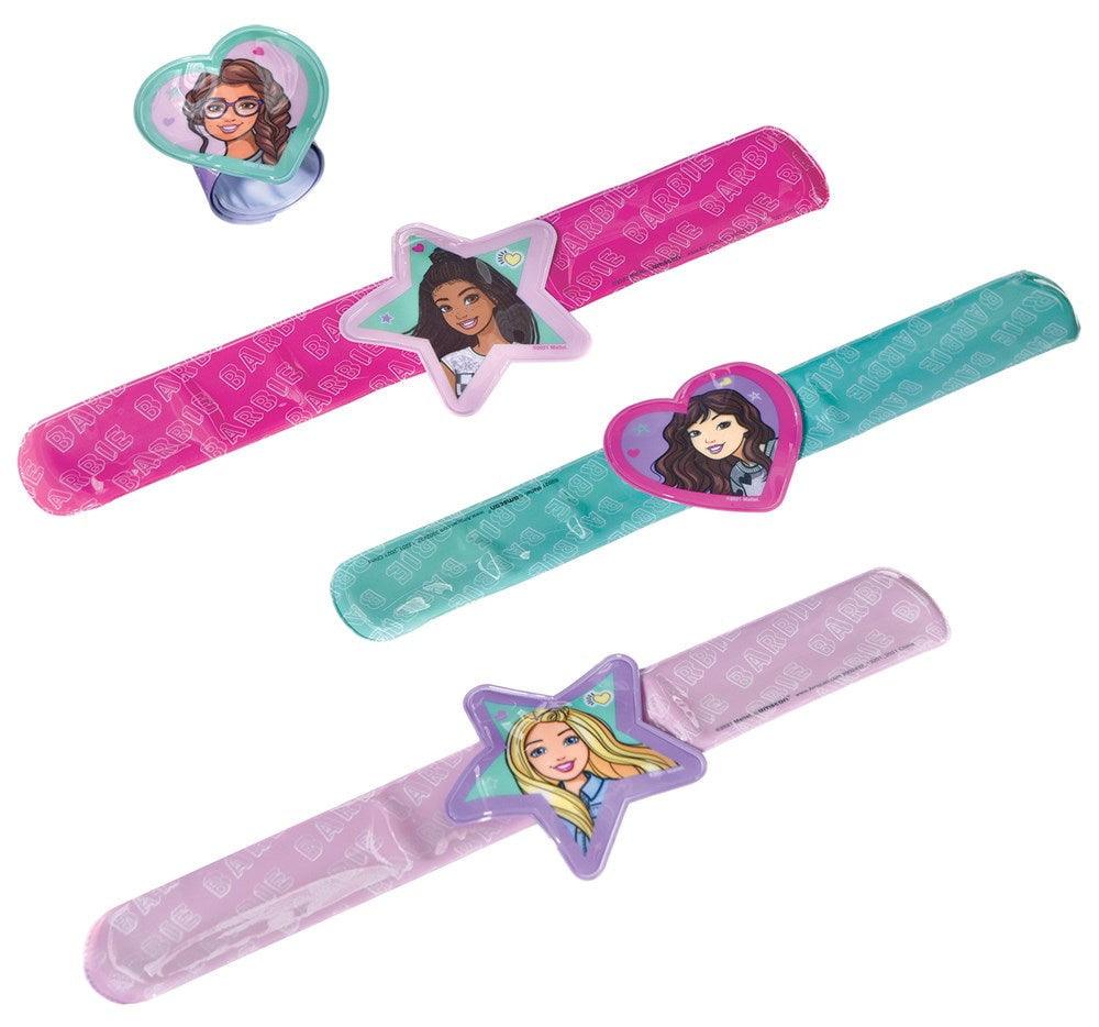 Barbie Dream Together Slap Bracelet Favor 4ct - Toy World Inc