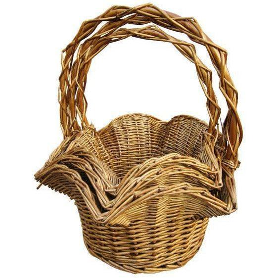 Basket Flower Shape 11x9in - Toy World Inc