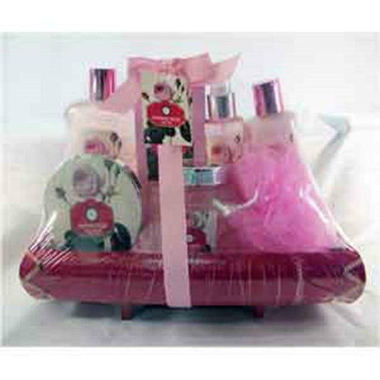 Bath Gift Set 7ct Pink - Toy World Inc