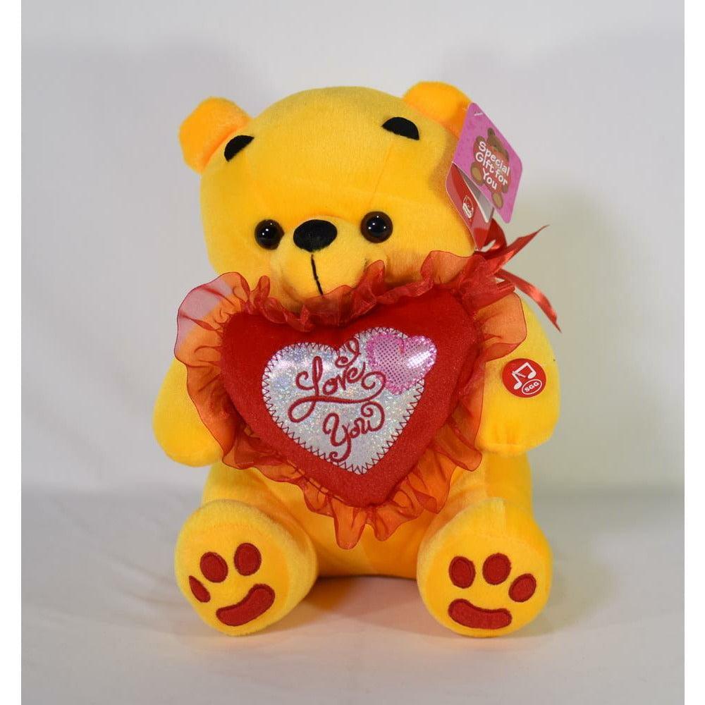 Bear 12in Yellow - Toy World Inc