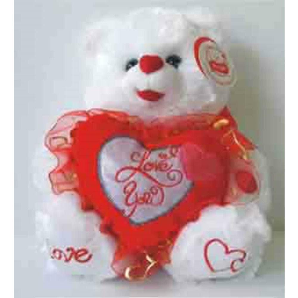 Bear Happy Valetine 10in - Toy World Inc