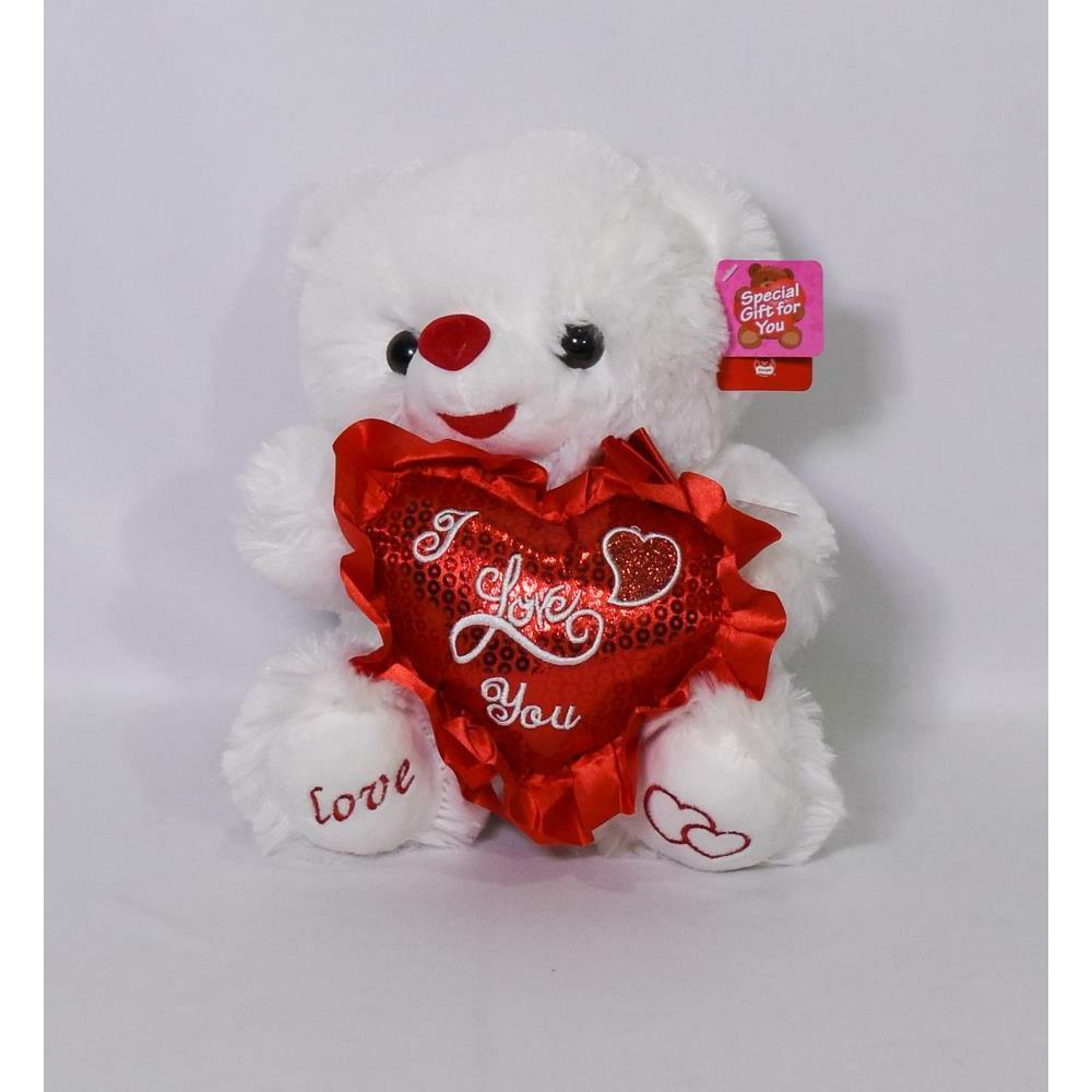 Bear Happy Valetine 10in - Toy World Inc