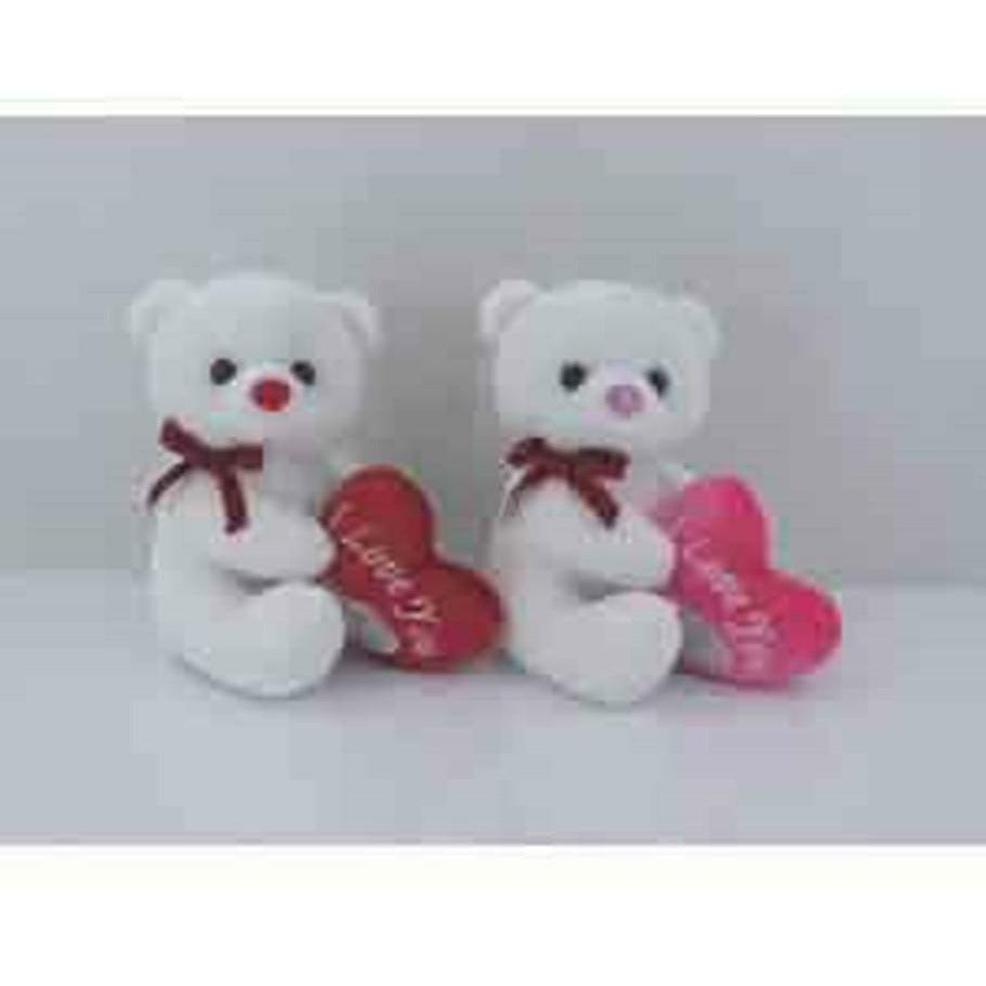 Bear Holding Heart 6 in - Toy World Inc