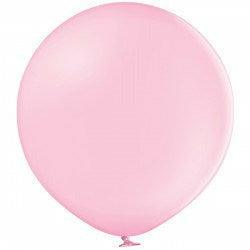 BelBal B250 24in Pastel Pink Latex Balloon 2ct - Toy World Inc