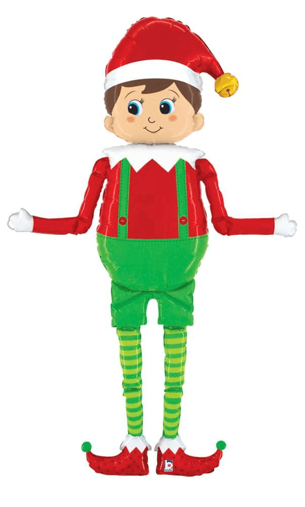 Betallic Christmas Special Delivery Elf 5ft Foil Balloon - Toy World Inc