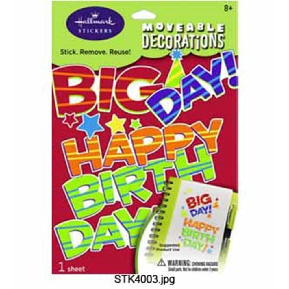 Big Day Moveable Deco (S) - Toy World Inc