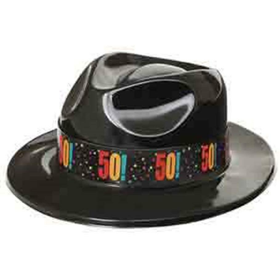 Birthday Cheer Gangster Hat 50th - Toy World Inc