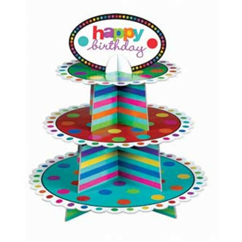 Birthday Cup Cake Stand - Toy World Inc