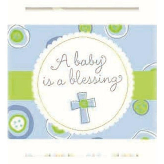 Blessed Baby Boy Invite 8ct - Toy World Inc