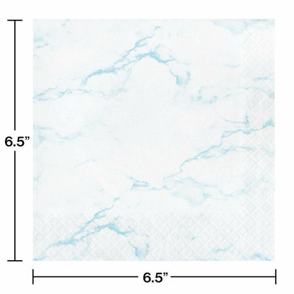 Blue Marble Luncheon Napkin 16Ct - Toy World Inc