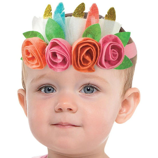 Boho Birthday Girl Elastic Headband - Toy World Inc