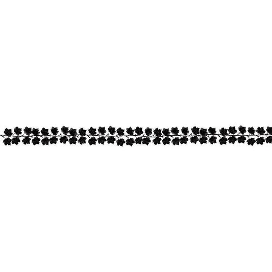Boneyard Black Leaf Garland - Toy World Inc