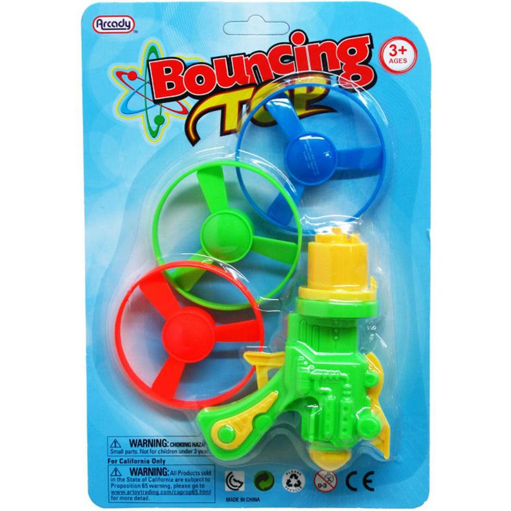 Bouncing Top 3in 3ct - Toy World Inc