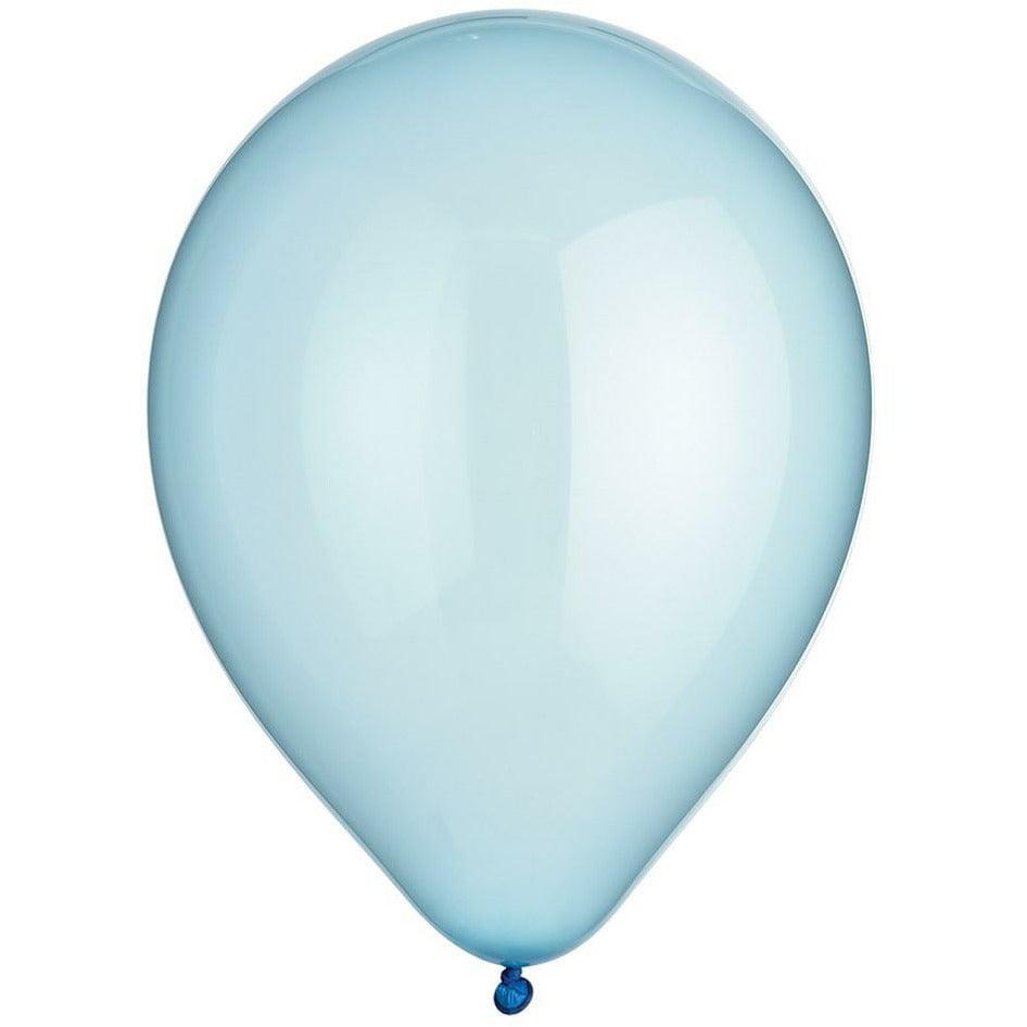 Bulk Clear Droplets 11in Assorted Latex Balloons 6ct - Toy World Inc