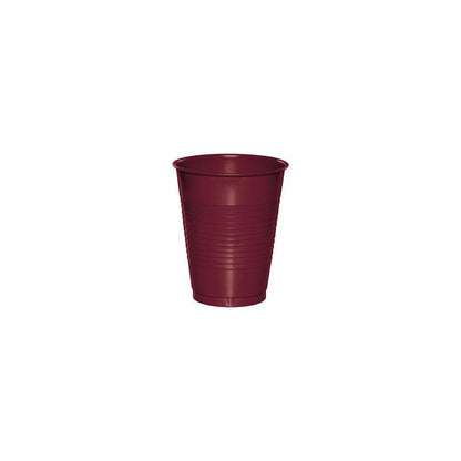 Burgundy 16oz Plastic Cup 20ct - Toy World Inc