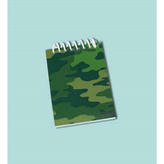 Camouflage Notepads Hi Count Favors - Toy World Inc