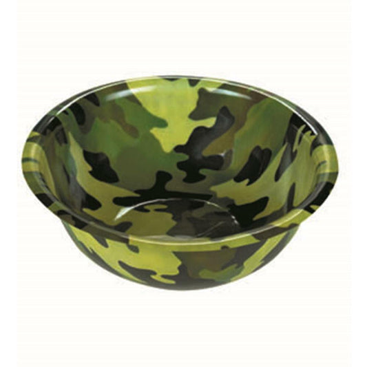 Camouflage Party Bowl 12in - Toy World Inc