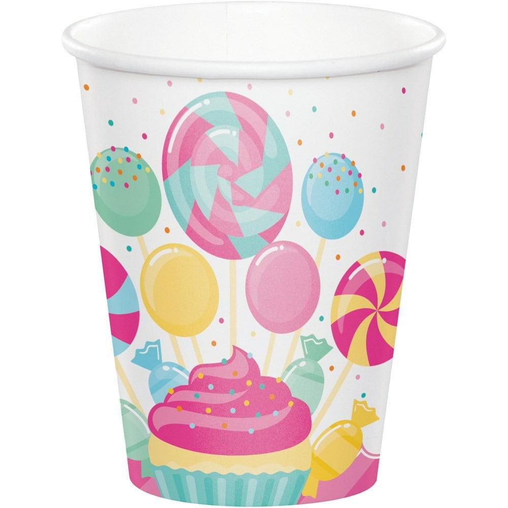Candy Bouquet Hot and Cold Cup 8 Oz. 8Ct - Toy World Inc