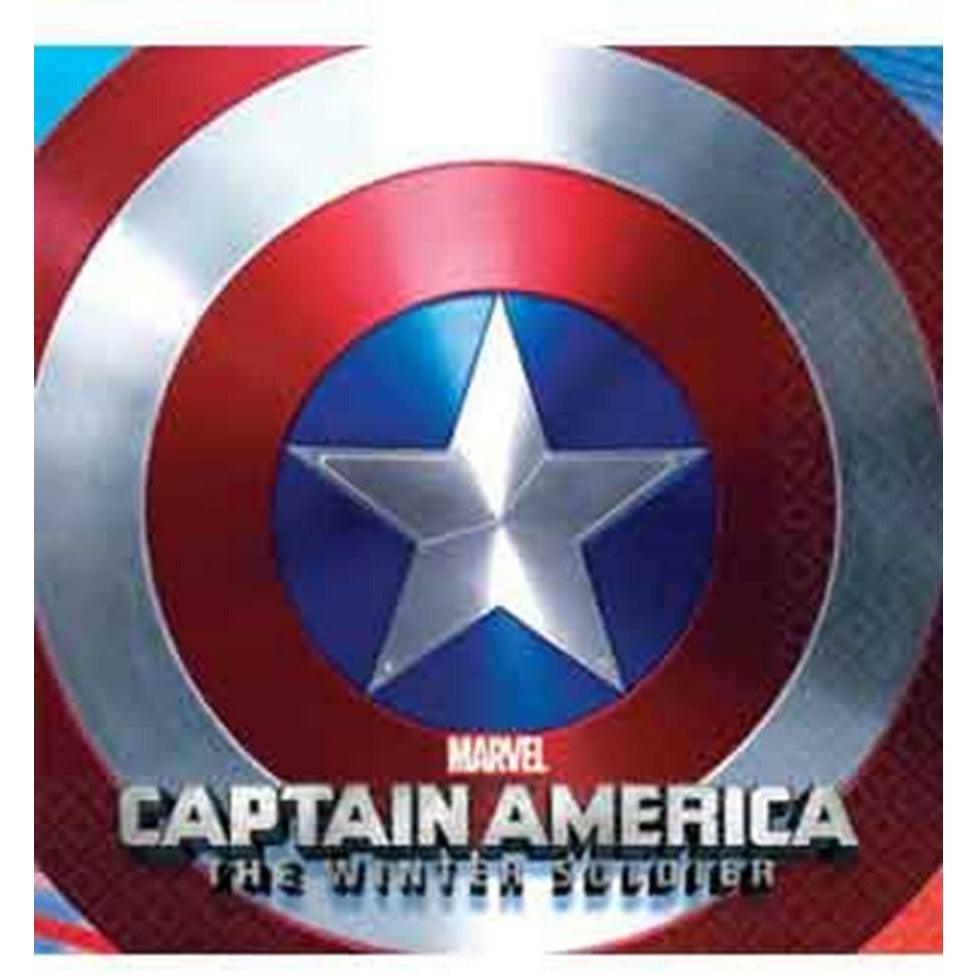 Captain America Napkin (S) 16ct - Toy World Inc