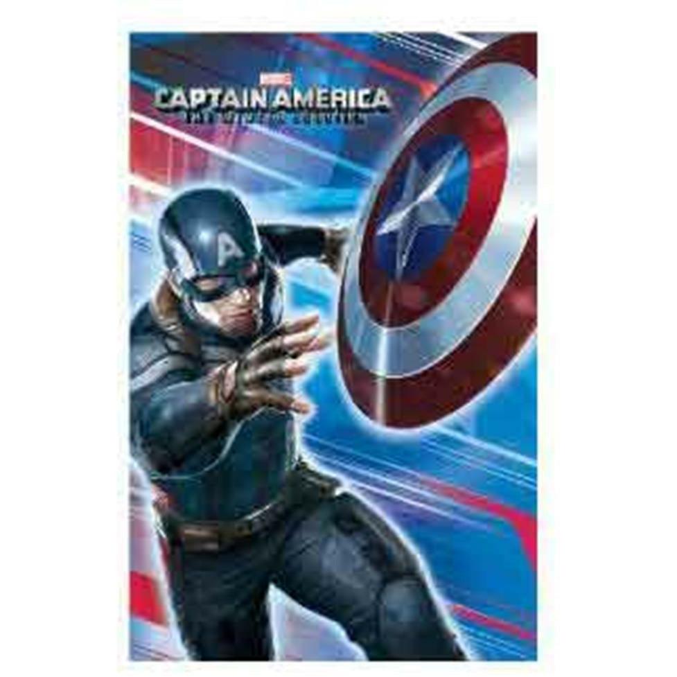 Captain America Tablecover 54x96 - Toy World Inc