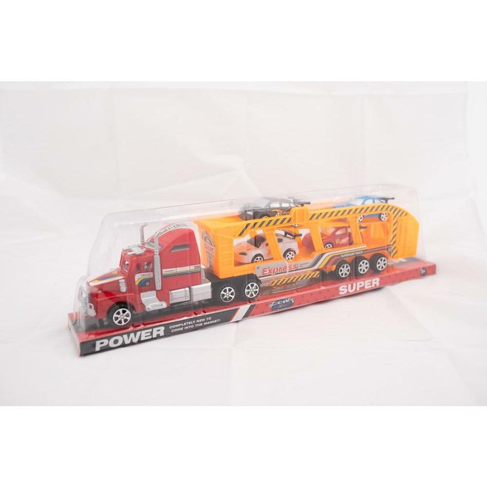 Car Carrier 4 Car 17.7in - Toy World Inc