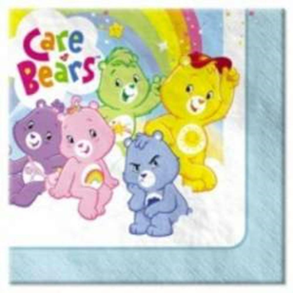 Care Bears Happy Days Napkin (L) 16ct - Toy World Inc