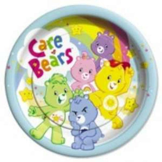 Care Bears Happy Days Plate (L) 8ct - Toy World Inc