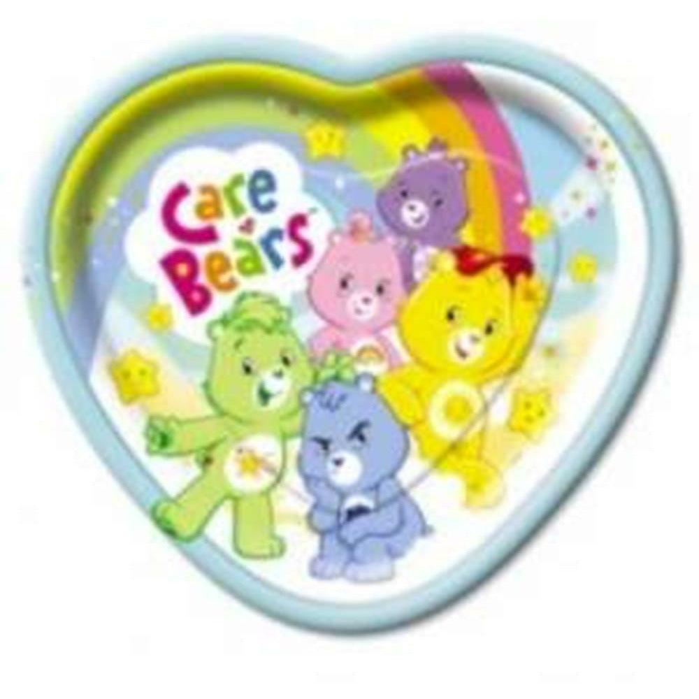 Care Bears Happy Days Plate (L) 8ct - Toy World Inc