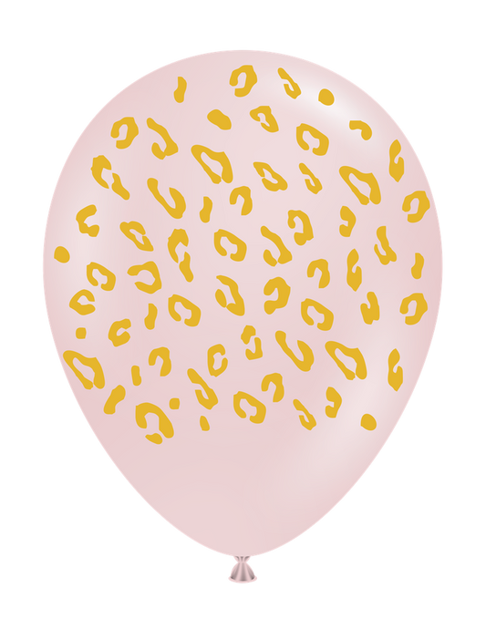 Tuftex Catty Cameo With Gold Printed 11 inch Latex Balloon 25ct