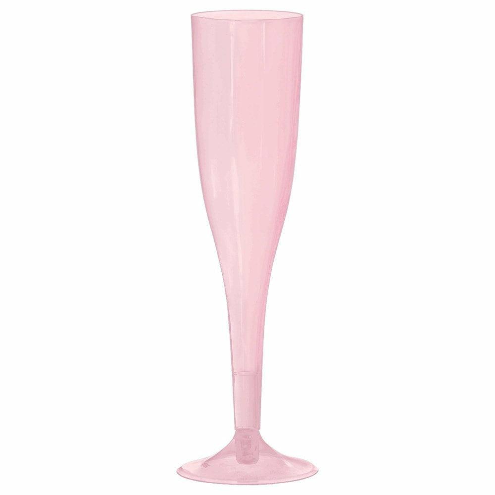 Champagne Glasses Pearl Pink 10oz 20ct - Toy World Inc